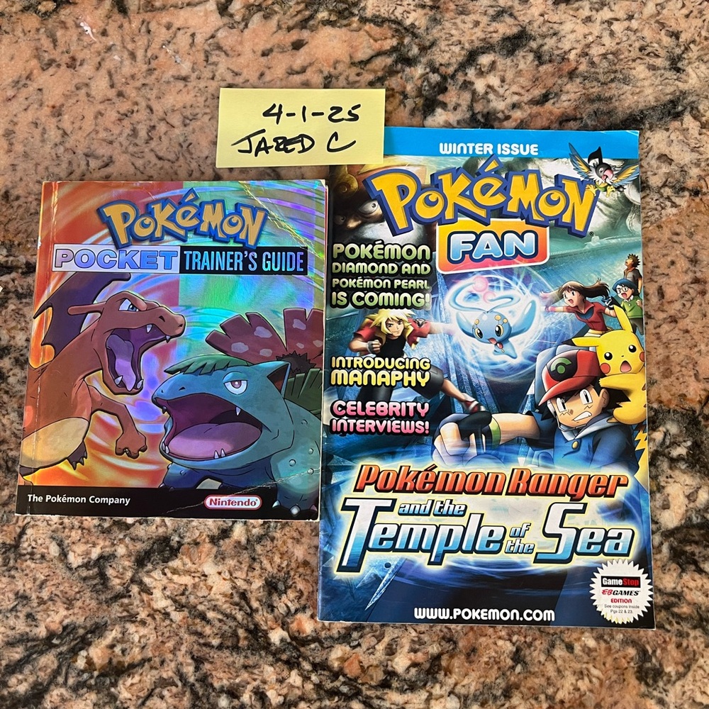 Pokémon Pocket Trainer's Guide and Fan Magazine